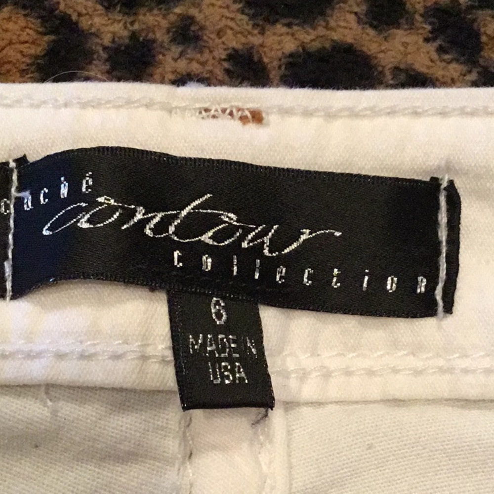 Cache Contour Collection Off White Jeans - Picture 7 of 8